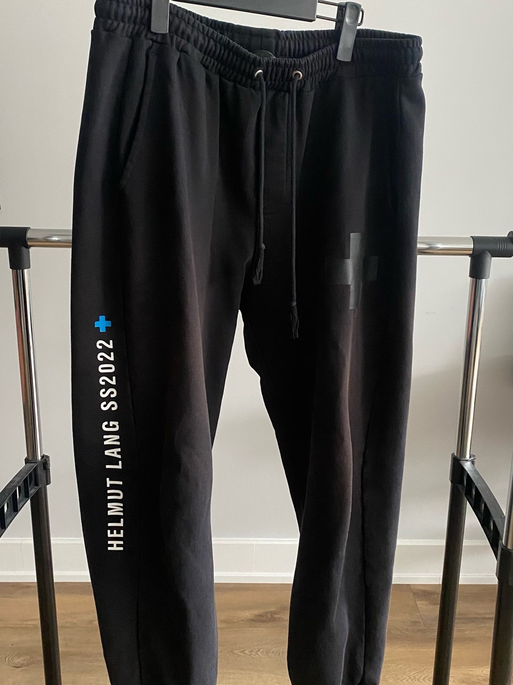Helmut Lang Black Jogger Sweatpants SS2022